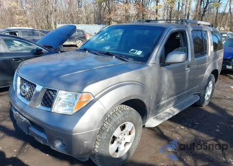2005 Nissan Pathfinder Se z USA, uszkodzony, nr VIN 5N1AR18W35C736196